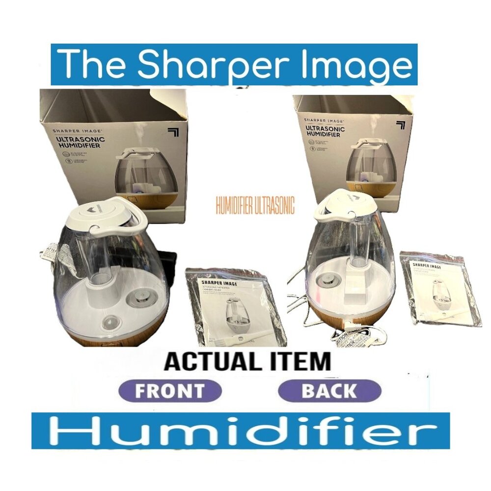 Sharper Image Humidifier Ultrasonic Portable Cool… - image 1